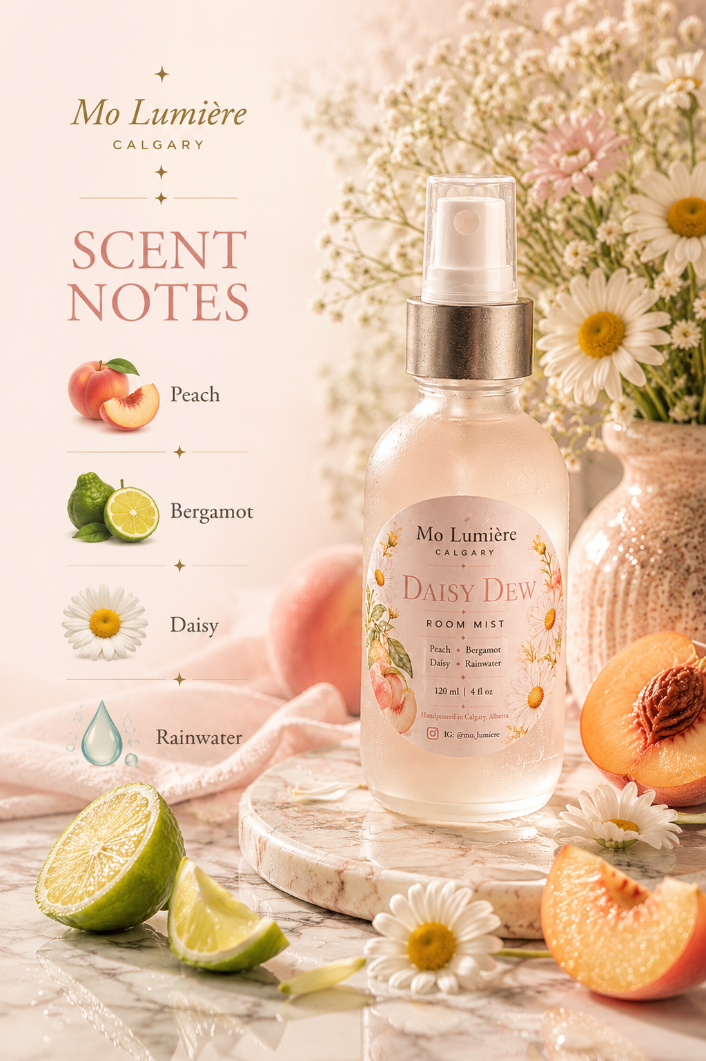 Mo Lumière Luxury Room Mist | 120ml Home Fragrance Spray
