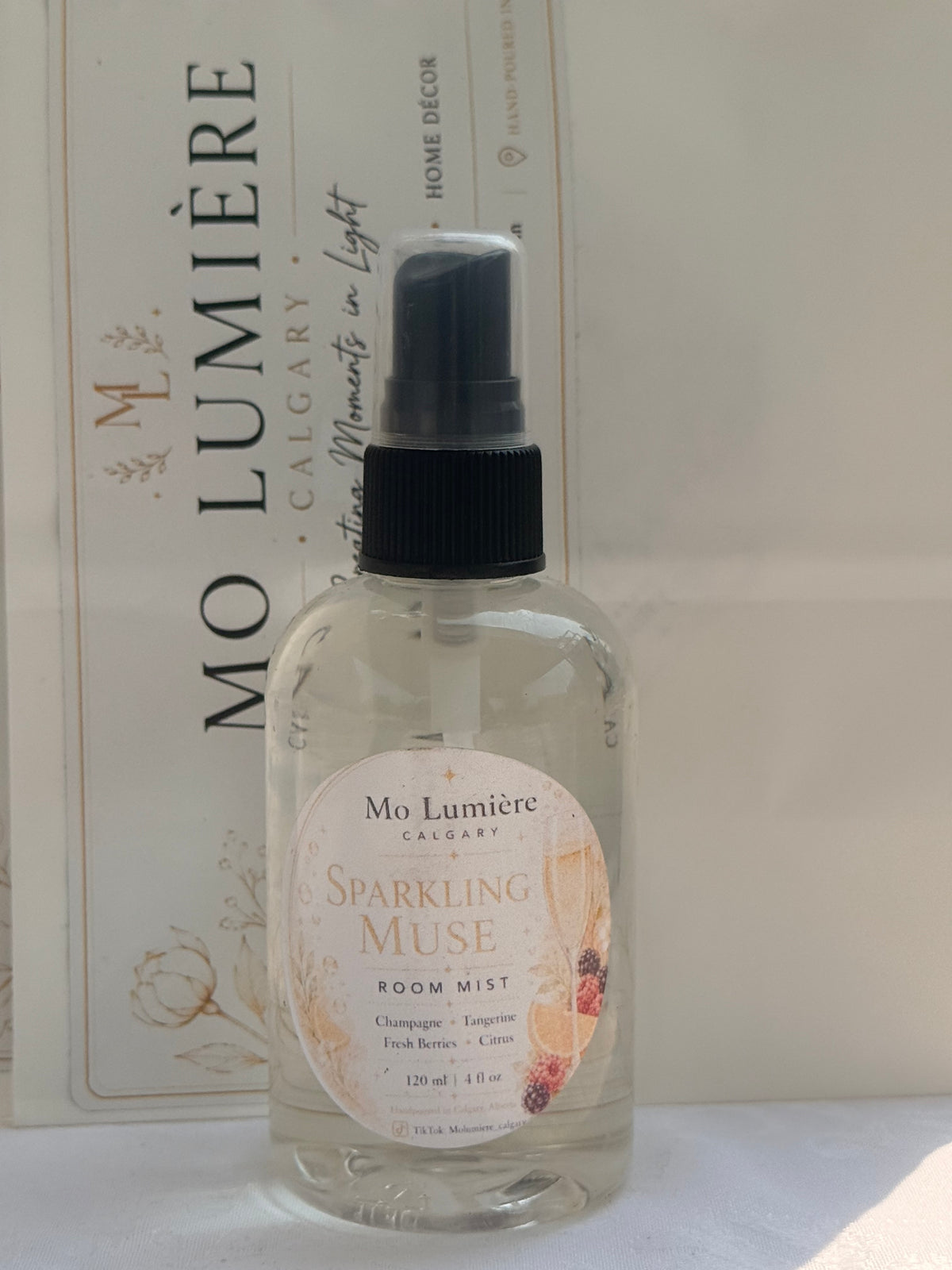 Sparkling Muse Room Spray – Champagne & Berry Home Fragrance