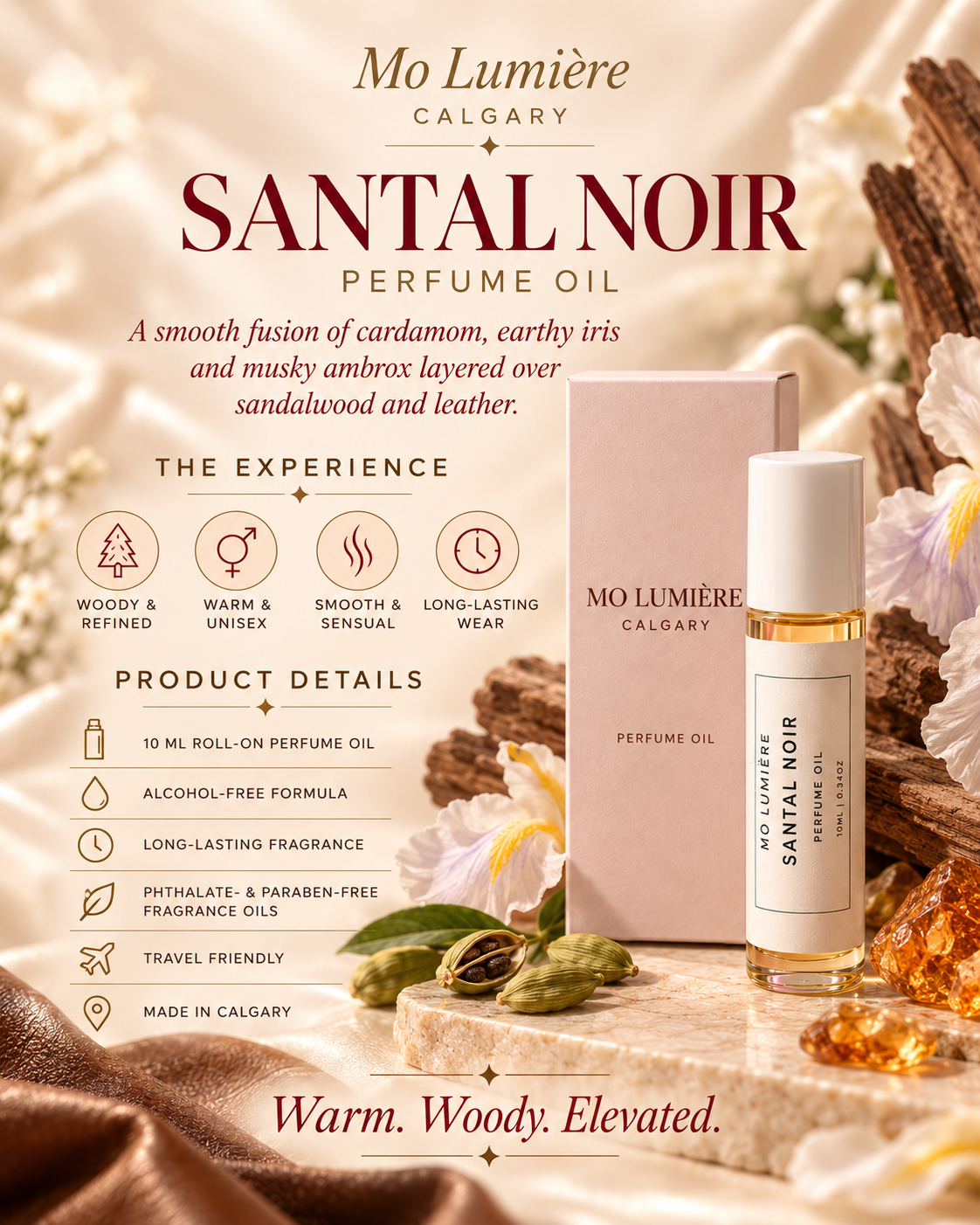 Santal Noir Perfume Oil experience and product details
