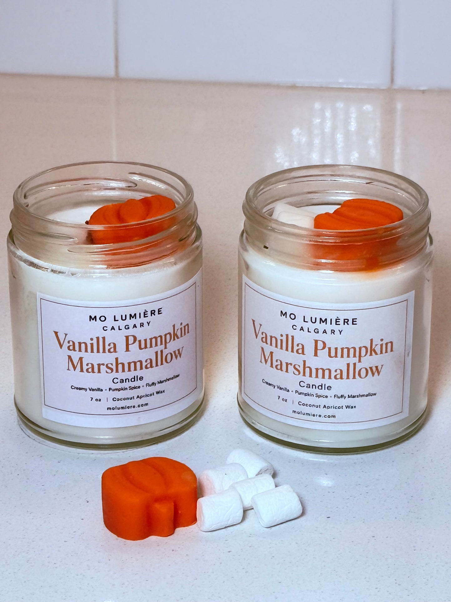 Vanilla Pumpkin Marshmallow Candle | Cozy Fall Pumpkin & Vanilla Home Fragrance