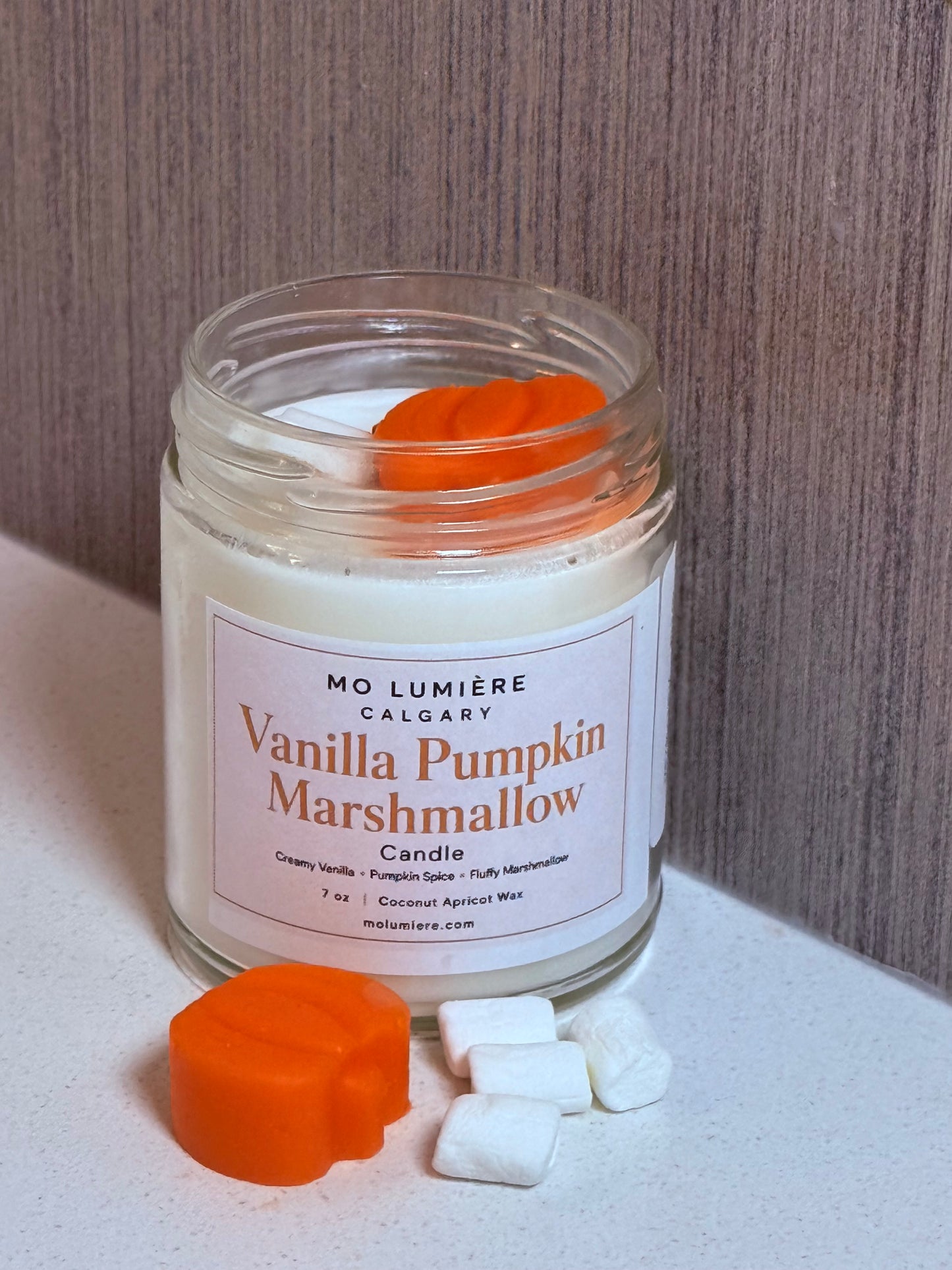 Vanilla Pumpkin Marshmallow Candle | Cozy Fall Pumpkin & Vanilla Home Fragrance