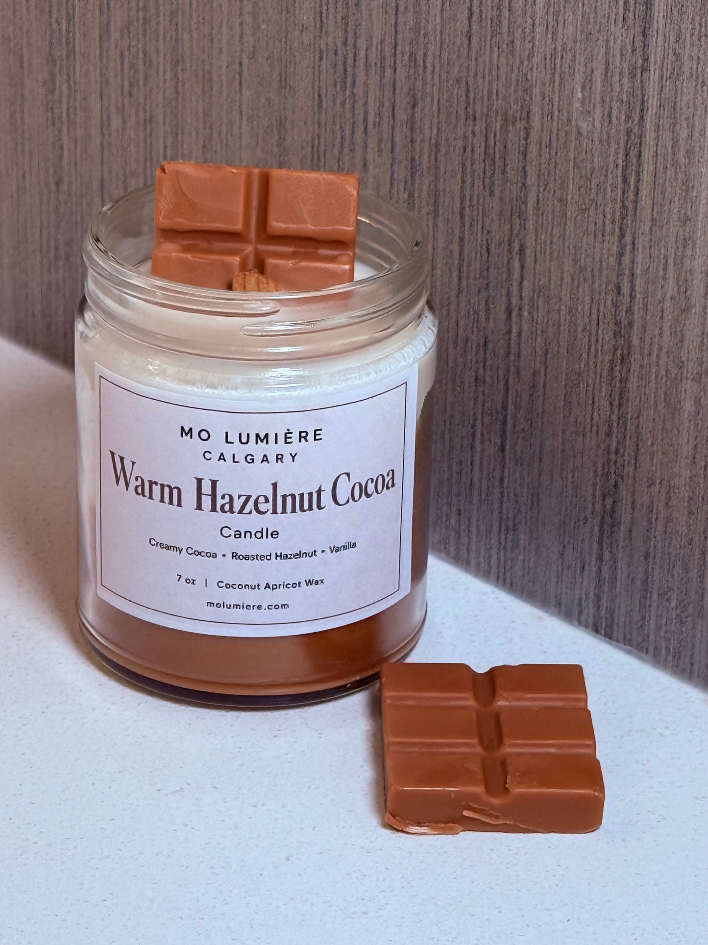 Warm Hazelnut Cocoa Candle | Chocolate Hazelnut Cozy Home Fragrance