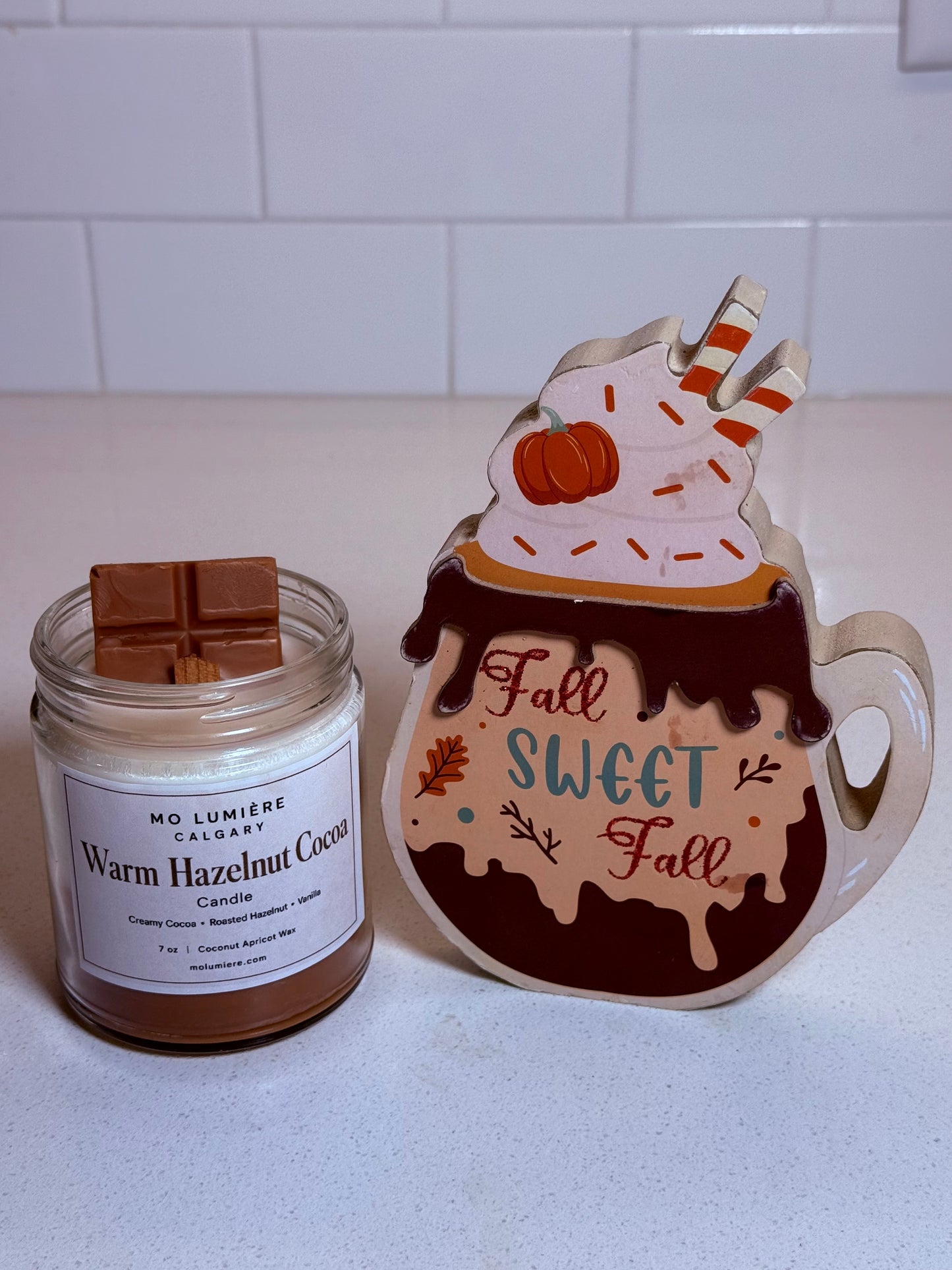 Warm Hazelnut Cocoa Candle | Chocolate Hazelnut Cozy Home Fragrance