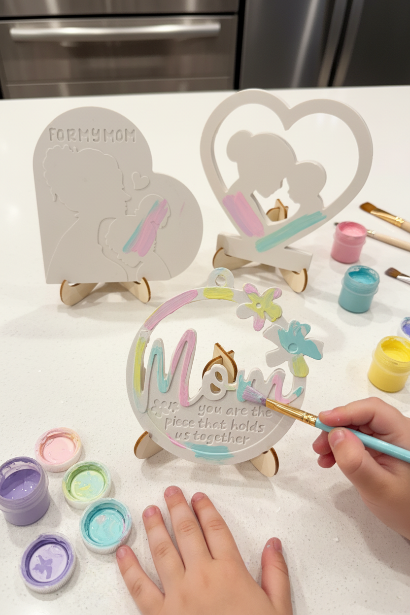 Little Hands Big Love — Paint-Your-Own Gypsum Keepsake Kit for Kids