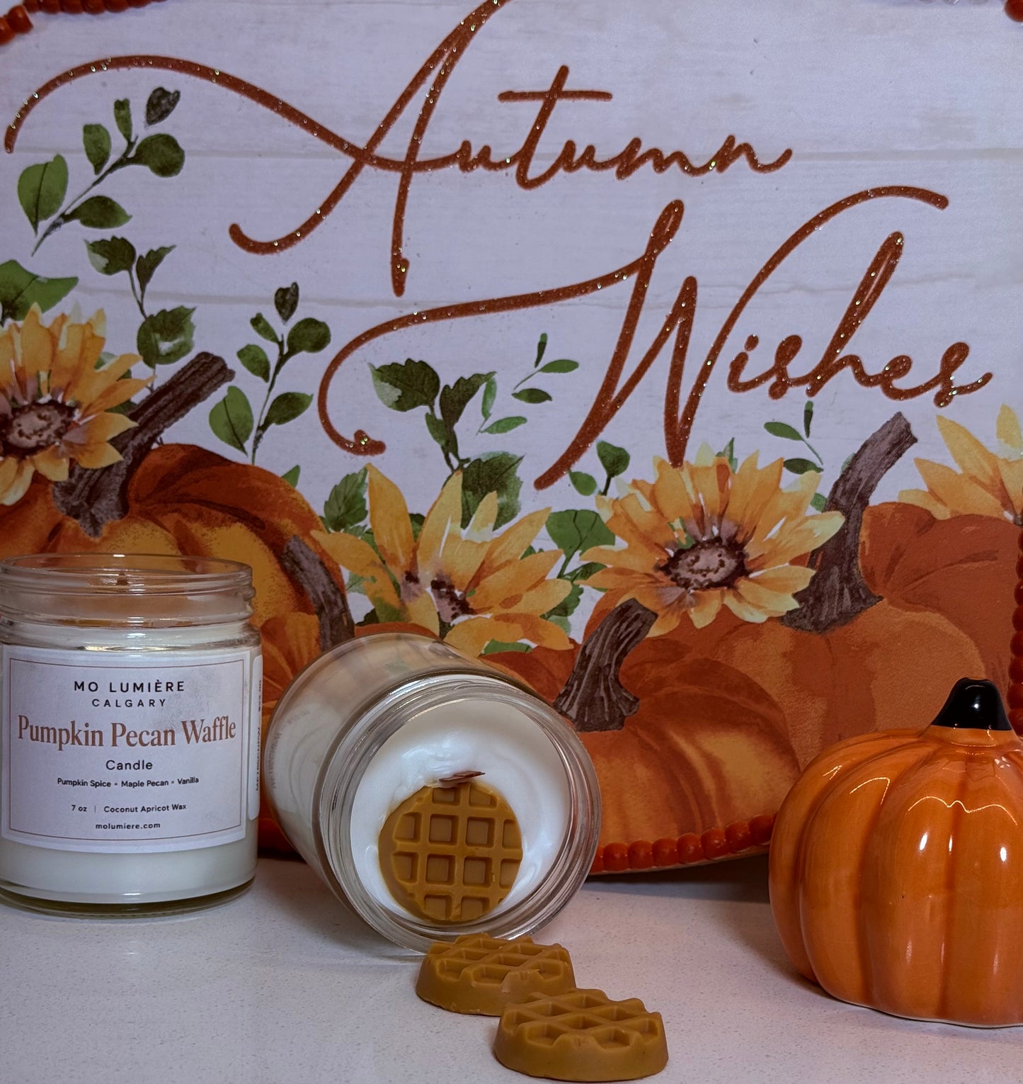 Pumpkin Pecan Waffle Candle | Maple Pecan Fall Home Fragrance
