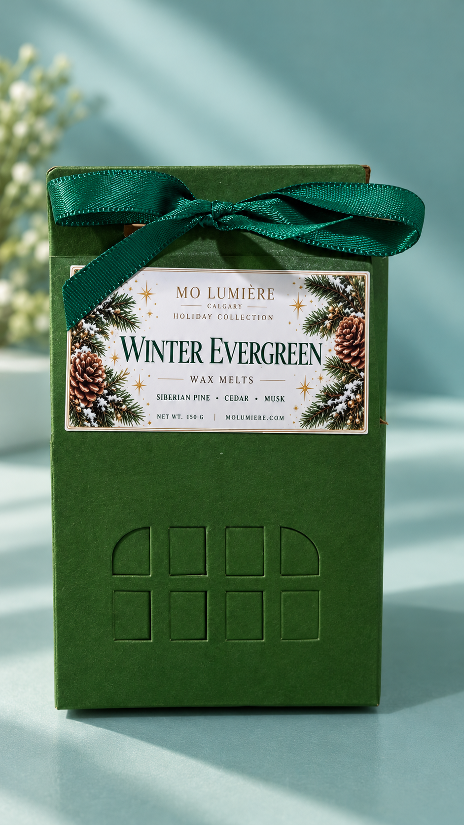 Winter Evergreen Wax Melt | Siberian Pine, Cedar & Musk Christmas Wax Melts