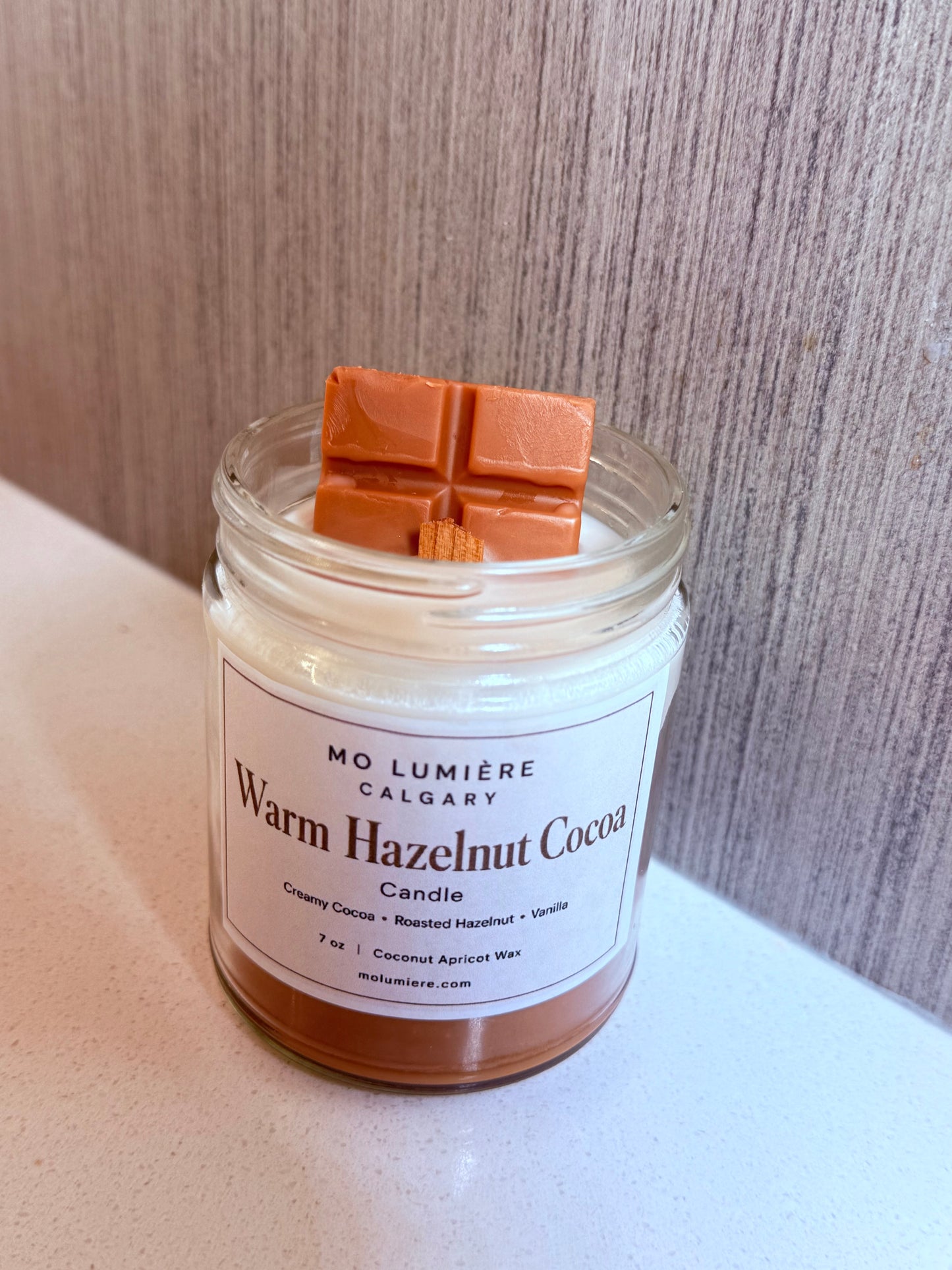 Warm Hazelnut Cocoa Candle | Chocolate Hazelnut Cozy Home Fragrance