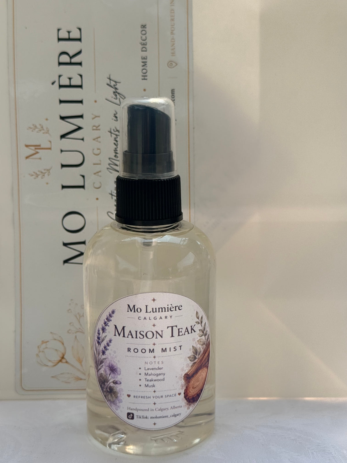 Maison Teak Room Spray – Mahogany Teakwood Home Fragrance