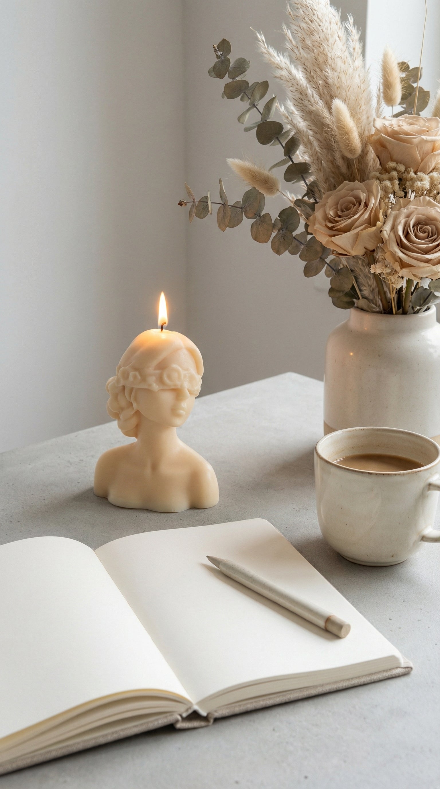 The Muse Sculpted Candle | Soft Glow Collection | Mo Lumière