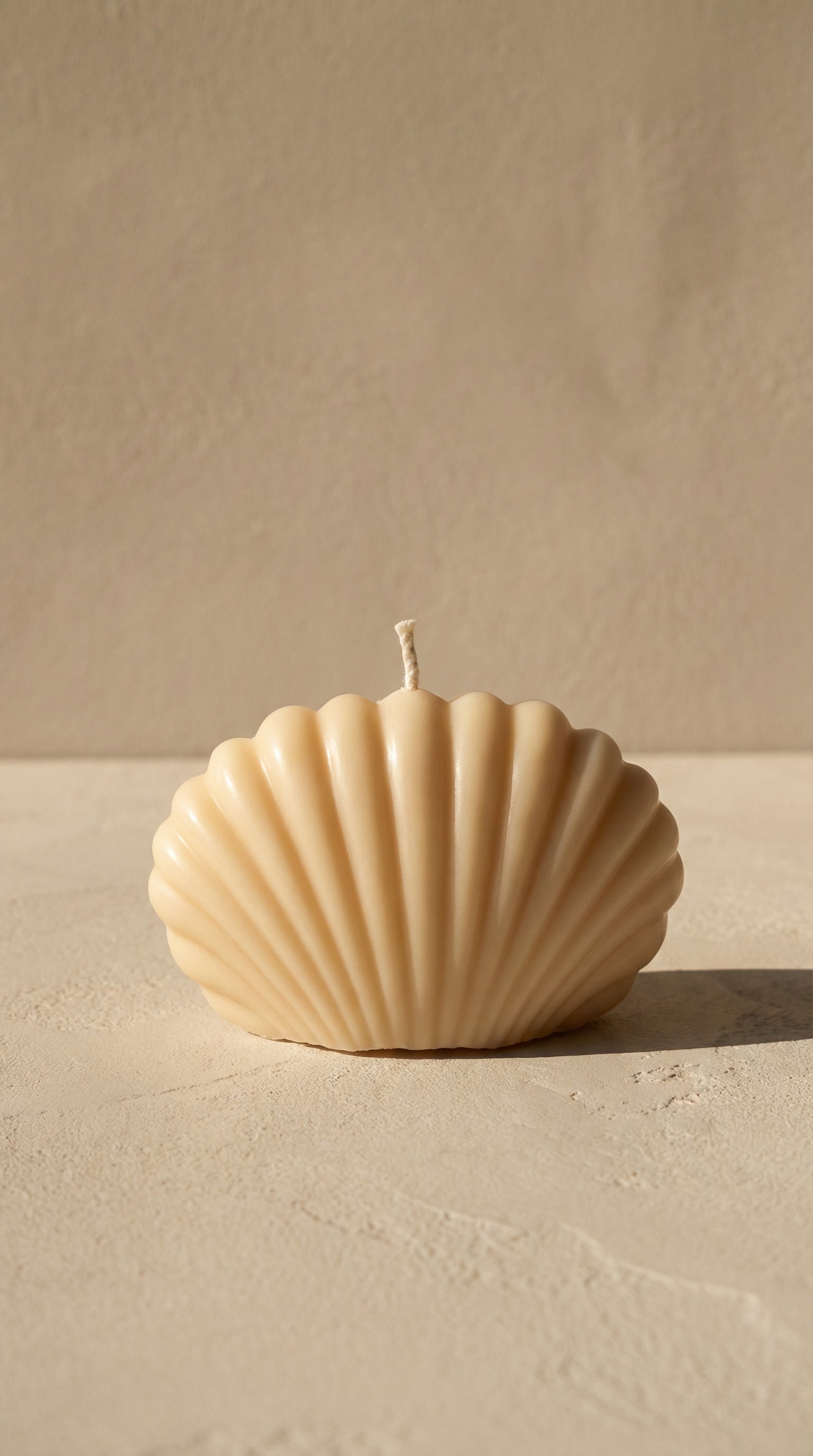 Pearl Shell Sculpted Candle | Soft Glow Collection | Mo Lumière