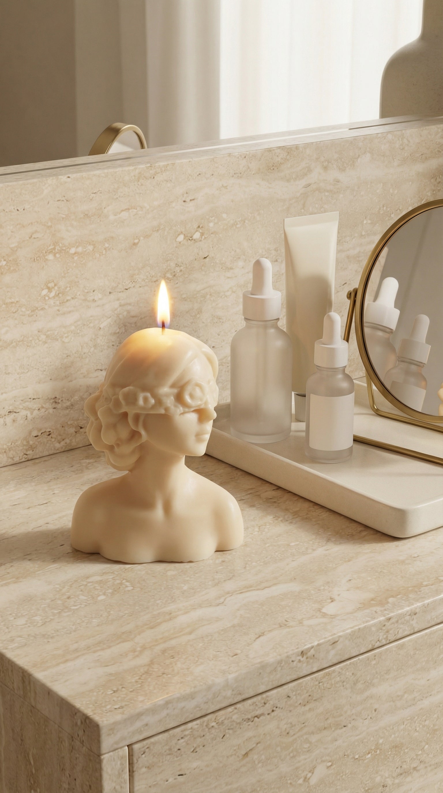 The Muse Sculpted Candle | Soft Glow Collection | Mo Lumière