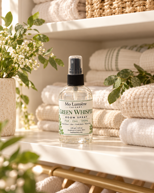 Green Whisper Room Spray – Fresh Botanical Home Fragrance