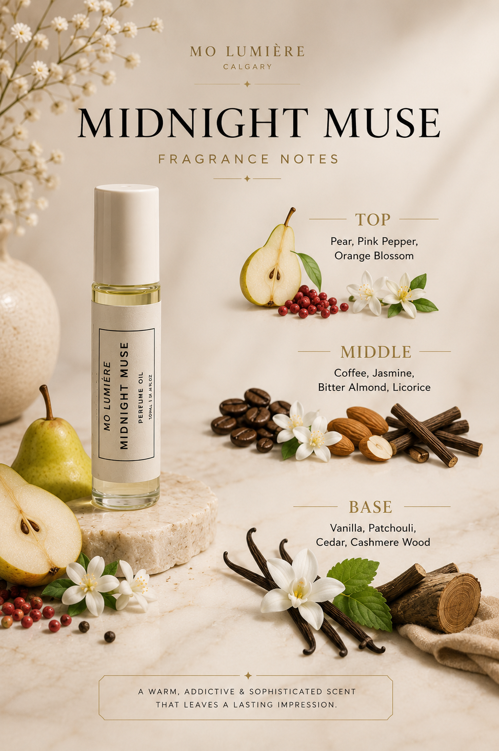 Midnight Muse | Designer Inspired Perfume Oil Inspired by Black Opium