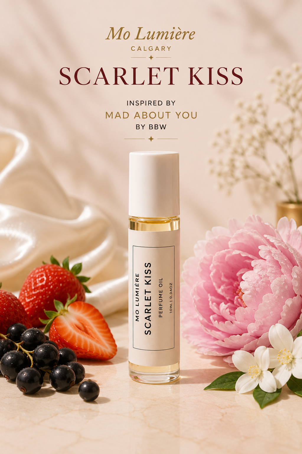 Scarlet Kiss | Designer Inspired Perfume Oil Inspired by Mad About You by BBW