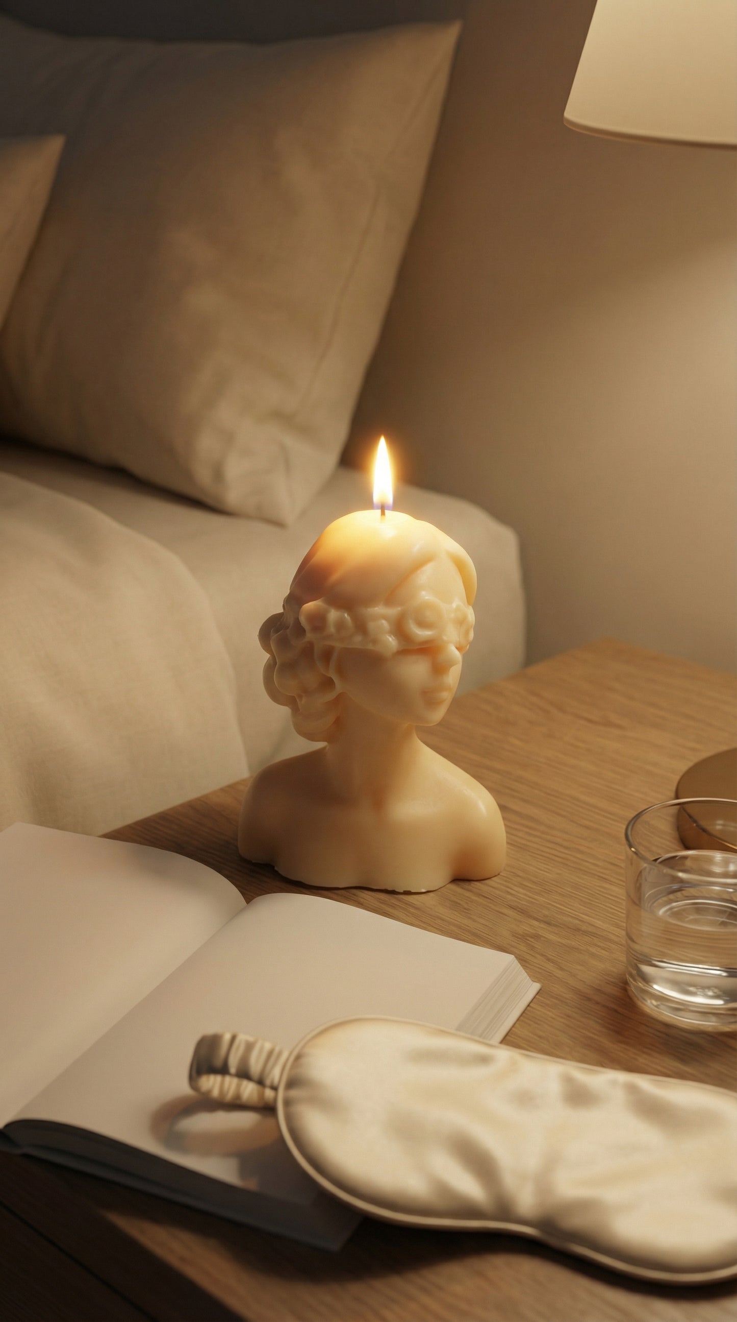 The Muse Sculpted Candle | Soft Glow Collection | Mo Lumière