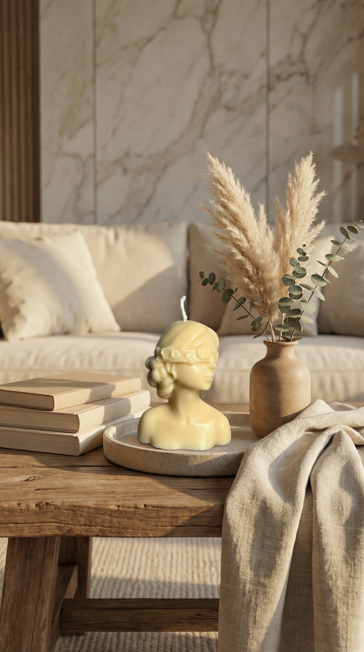 The Muse Sculpted Candle | Soft Glow Collection | Mo Lumière