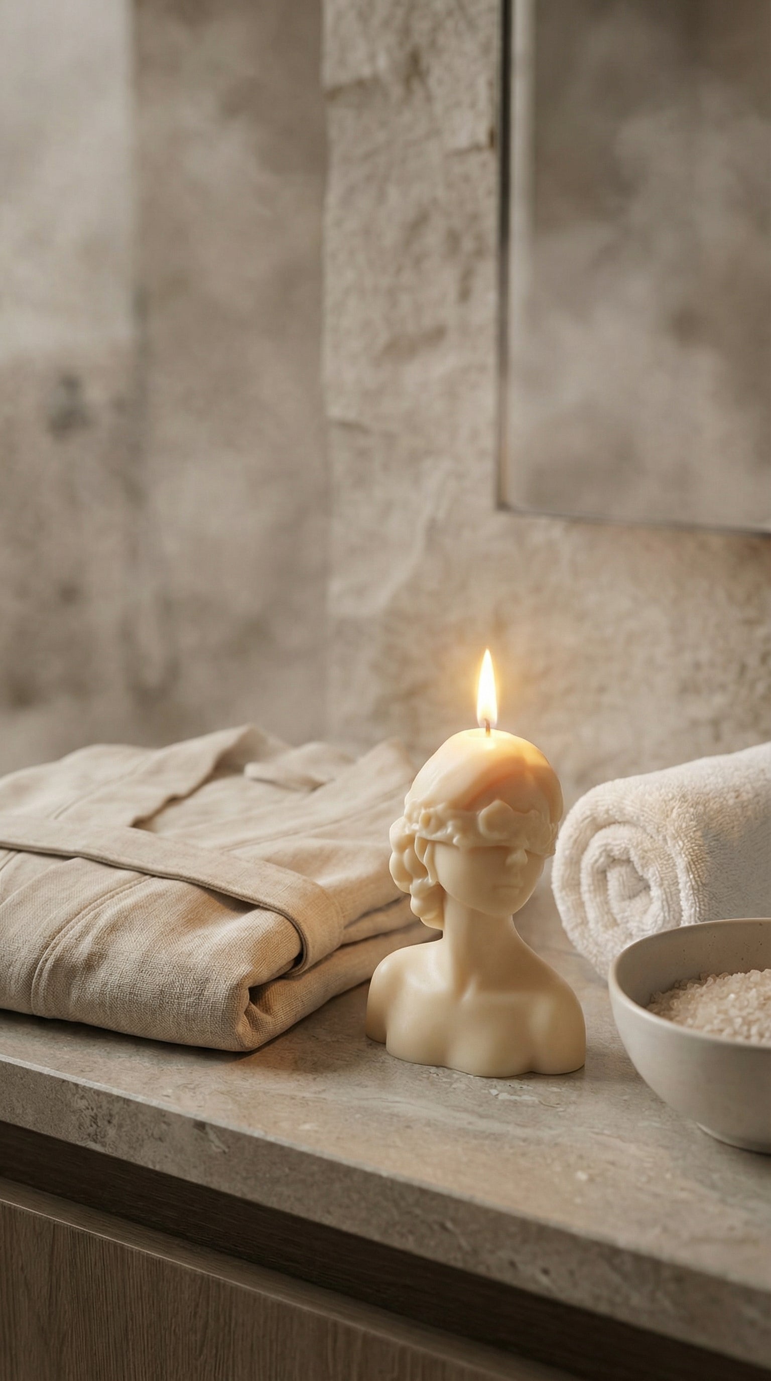 The Muse Sculpted Candle | Soft Glow Collection | Mo Lumière