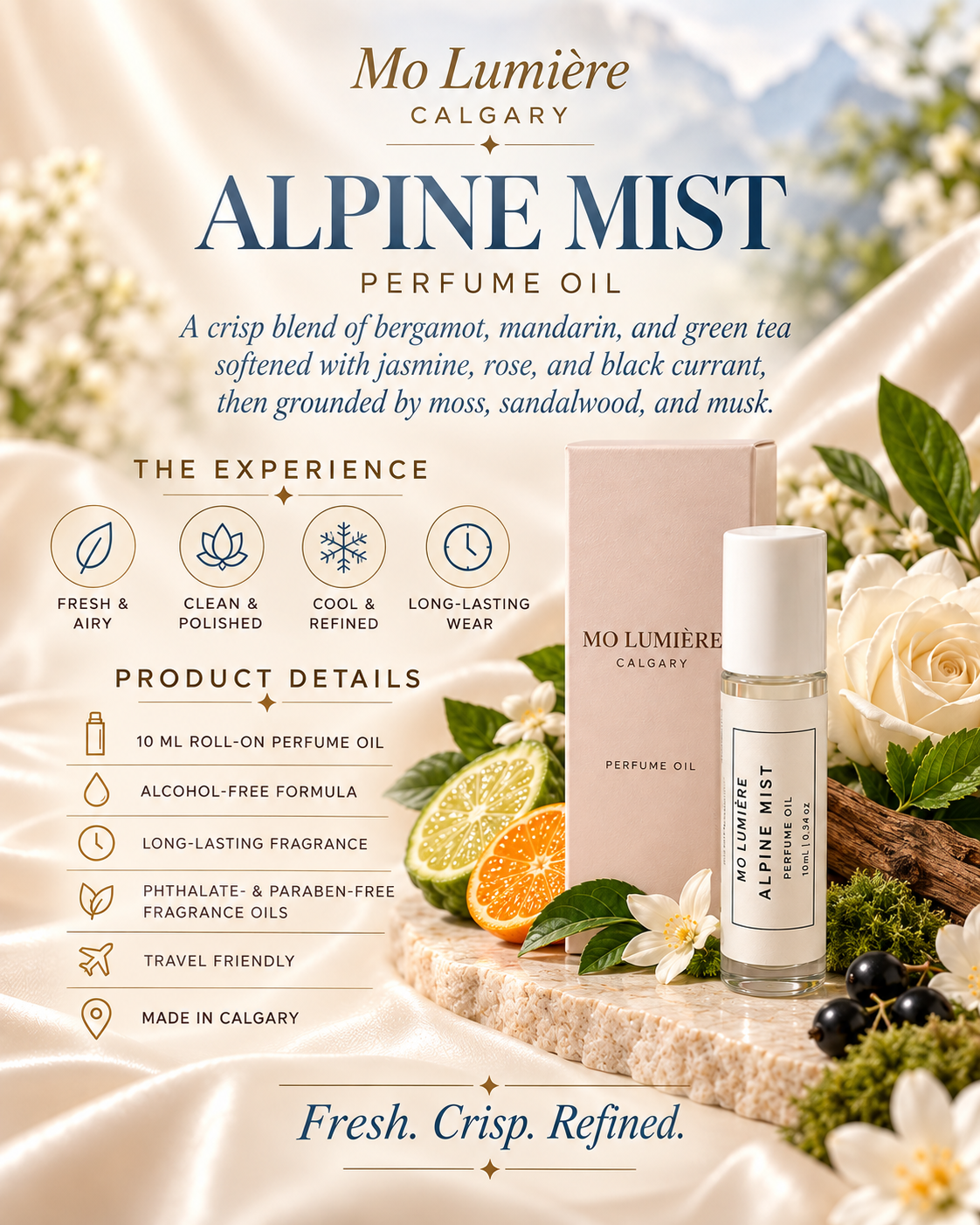 Alpine Mist Perfume Oil experience and product details
