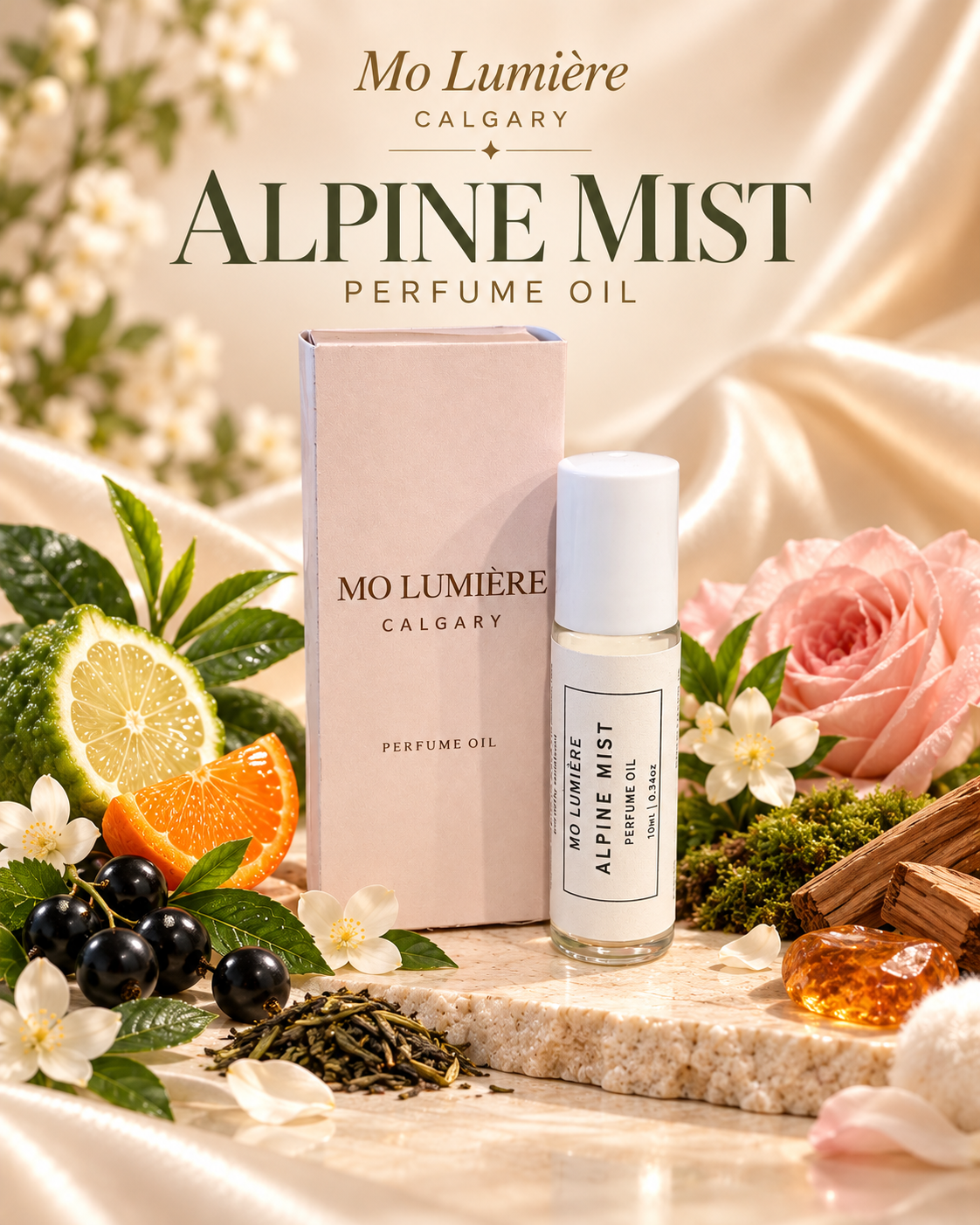 Alpine Mist Perfume Oil by Mo Lumière Calgary