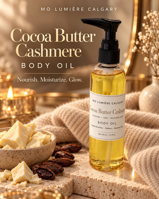Mo Lumière Cocoa Butter Cashmere Body Oil 120 ml — product