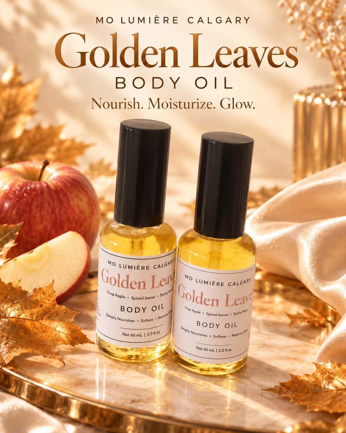 Mo Lumière Golden Leaves Body Oil 60 ml — product