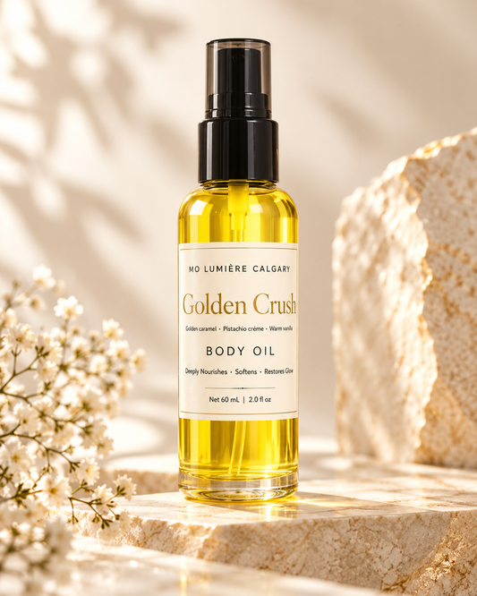 Golden Crush Body Oil by Mo Lumière Calgary