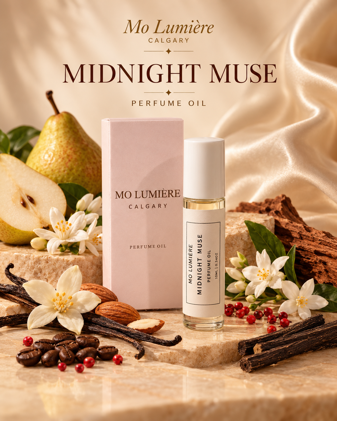 Midnight Muse Perfume Oil by Mo Lumière Calgary