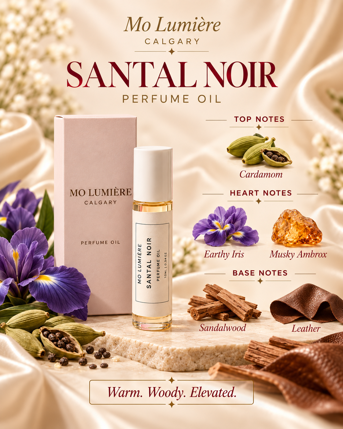 Santal Noir Perfume Oil fragrance notes